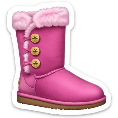 pink uggs sticker