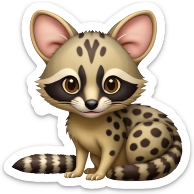 Genet-Civet-Cacomistl-hybrid  sticker