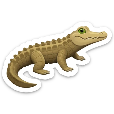 beige croc sticker