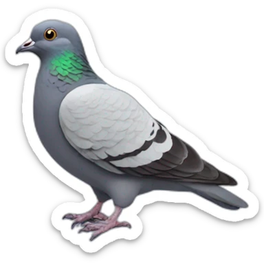 A pigeon who wants to make the world his own sticker
