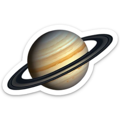 Planet Saturn sticker
