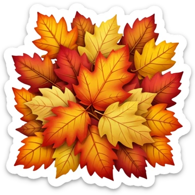 Autumn sticker
