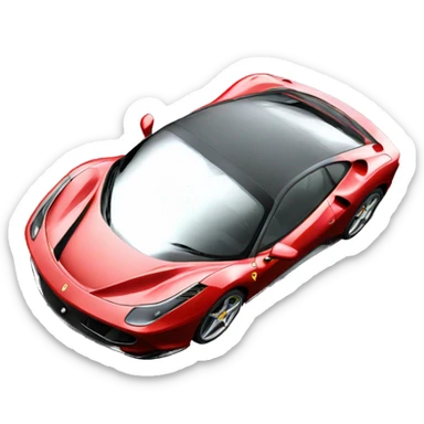 drving ferrari sticker