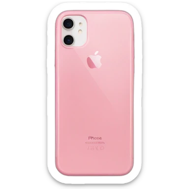 Pink iphone se 2020 sticker