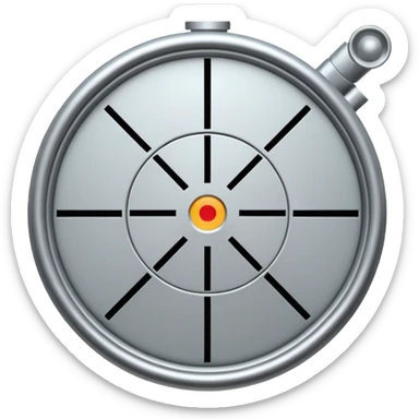 gun sight crosshairs sticker