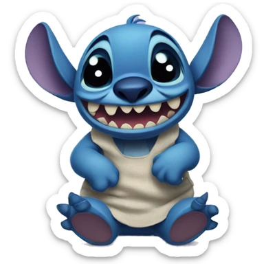 Stitch Disney Halloween sticker