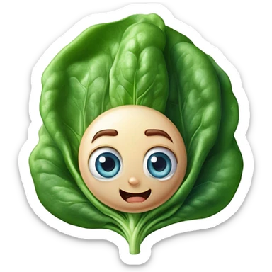 Spinach sticker