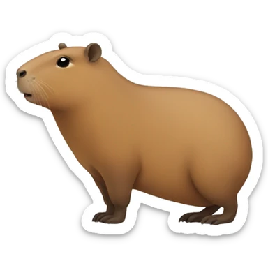 Capybara sticker