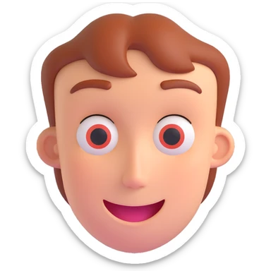 troll face, mischievous expression sticker
