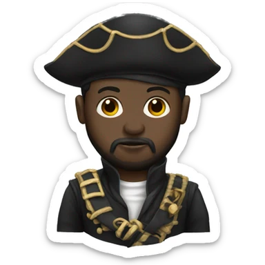 Somali pirate suit  sticker