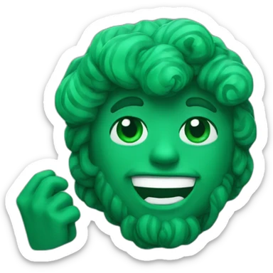 Malachite sticker