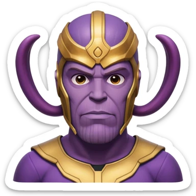 Thanos from squid game sticker