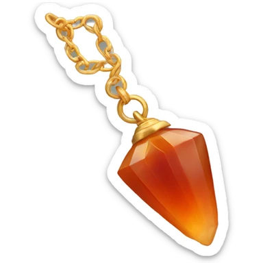 Charged Carnelian piece sticker