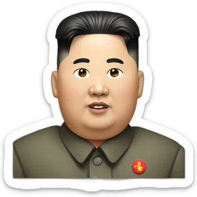 Kim Jong Un sticker