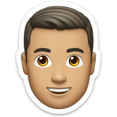 Ronaldo qui sort d’une poubelle à plastique  sticker