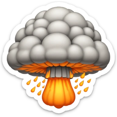 nuclear bomb sticker