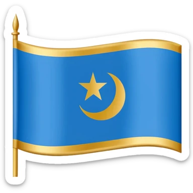 Flag of Uyghurstan sticker