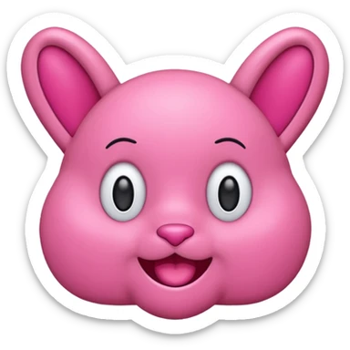 emoji labubu sticker