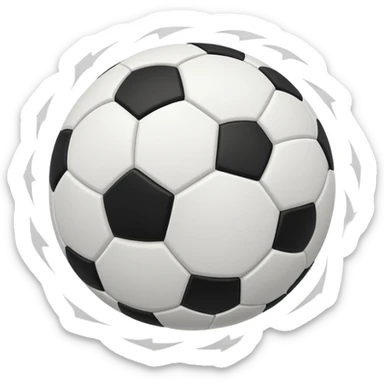 combine the football soccer ball emoji with the wind emoji sticker