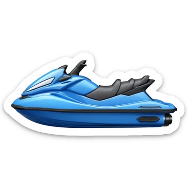 Create a realistic jetski sticker