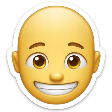 widely grinning with teary eyes sticker