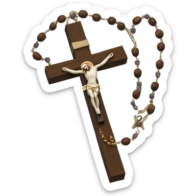 Rosary sticker