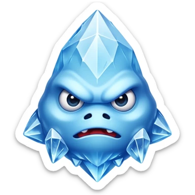 ice monster sticker