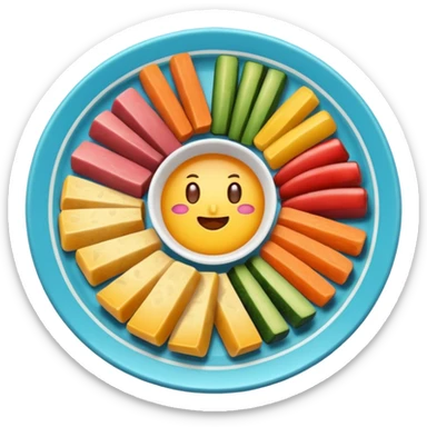 Aesthetic food sticker