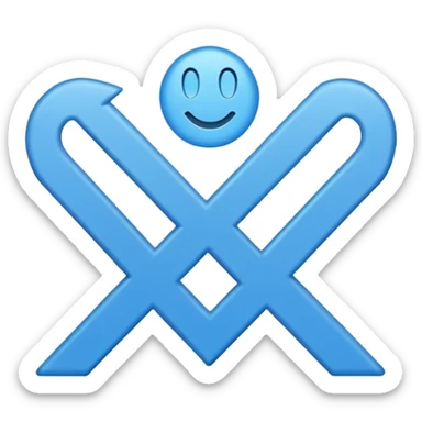 Create me a blue tick verified emoji like that of Facebook  sticker