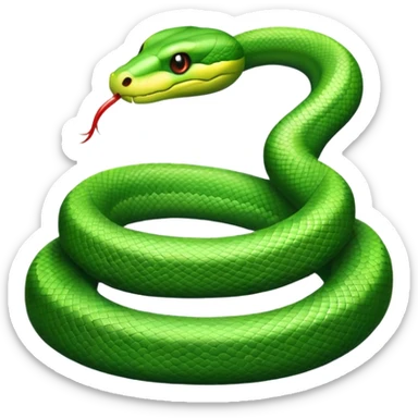 Snake sticker