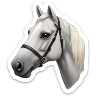 race horse sticker