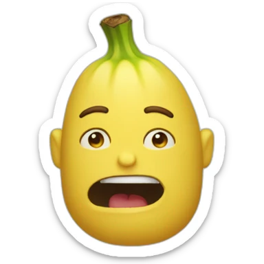 My bad, dad guy with banana phone sticker