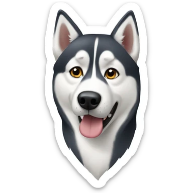 Siberian husky sticker