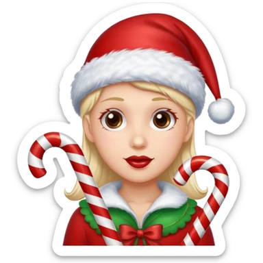 Michou avec un cand up sticker