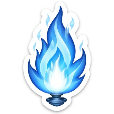 🔥 but the color is blue sticker