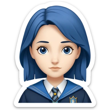 Penelope Clearwater in harry potter, wear hogwarts Ravenclaw uniform sticker
