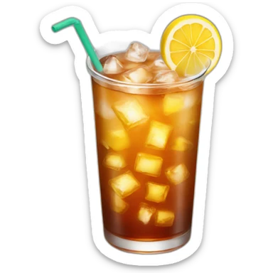 Ice tea chart sticker