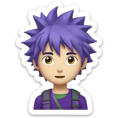 killua zoldyck sticker