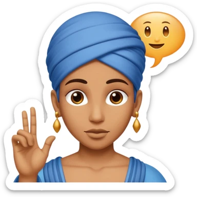 Genie with Speech Bubble saying it is done sticker