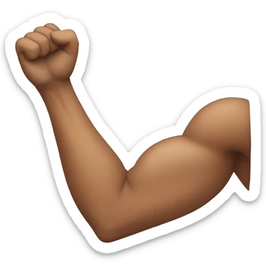 Left arm flex sticker