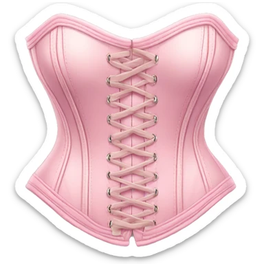 Pastel pink corset  sticker