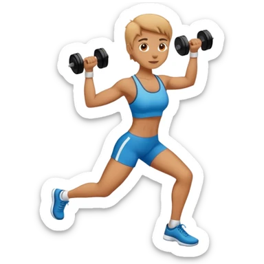 Workout sticker