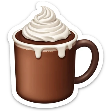 hot cocoa sticker