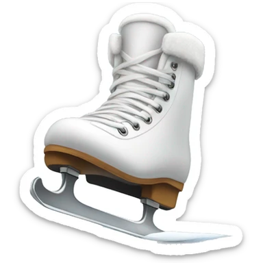 Ice skating sticker