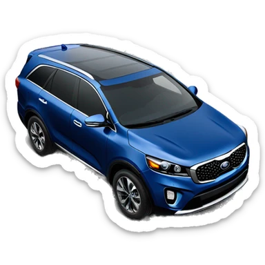 Blue Kia Sorento 2024 sticker