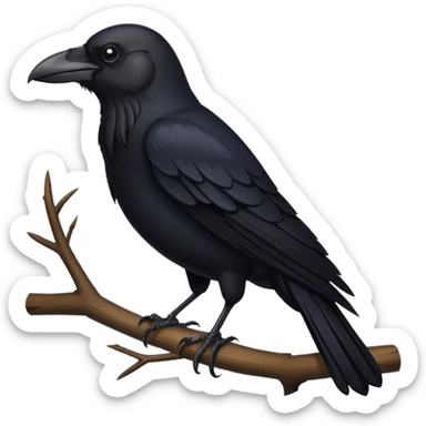 Crow sticker