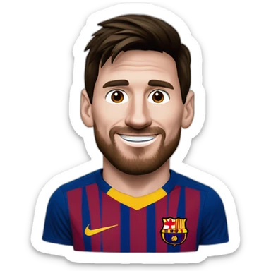 Lionel Messi a Barcelone  sticker