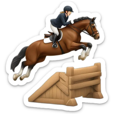 Jumping Horse sticker