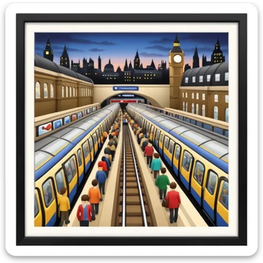London underground sticker