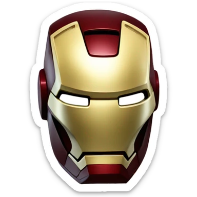 Iron man helmet  sticker